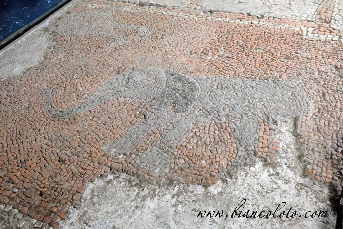 Древнеримская мозаика в Пицундском музее