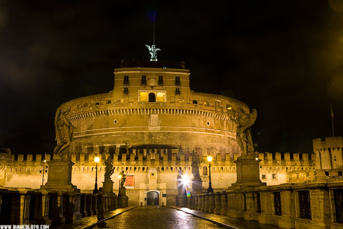 Замок и мост Святого Ангела, Рим, Италия
