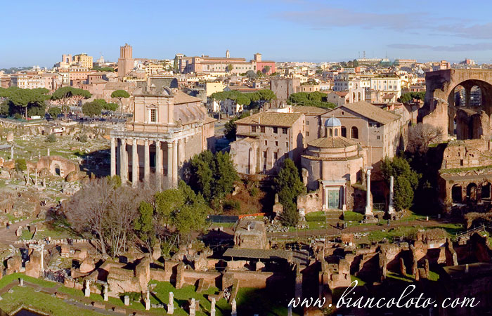 Панорамная терраса Садов Фарнезе на Палатине