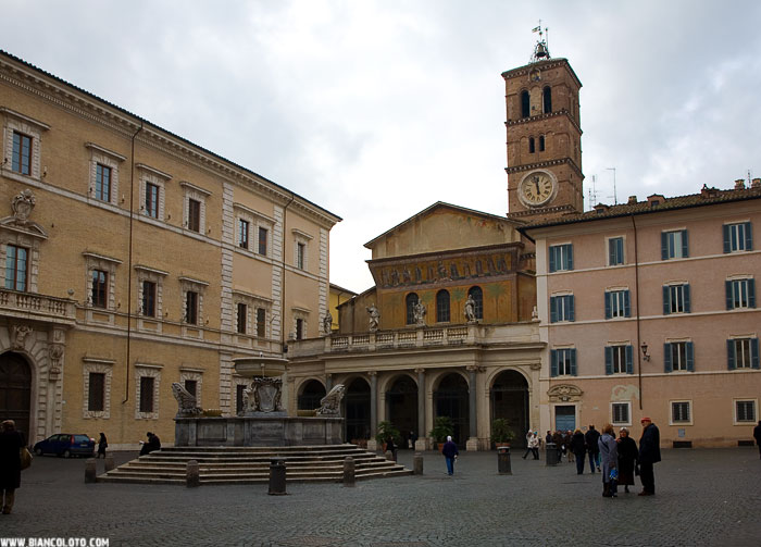 Трастевере, Санта-Мария-ин-Трастевере, Рим, Италия