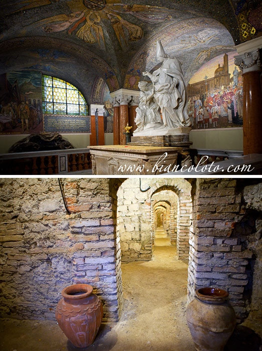 Крипта и старая церковь. Кафедральный собор. Асколи Пичено.