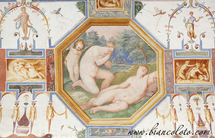 Фреска в Герцогском дворце. Кастильоне дель Лаго