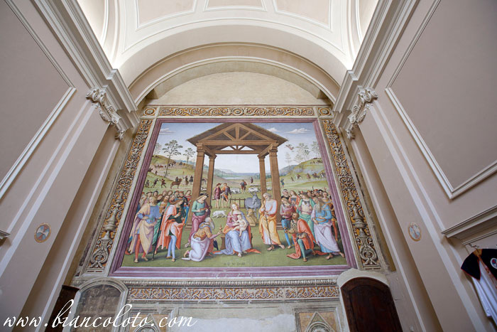 Фреска Преклонение магов