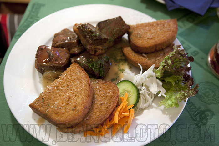 Чешская кухня, мясное блюдо.