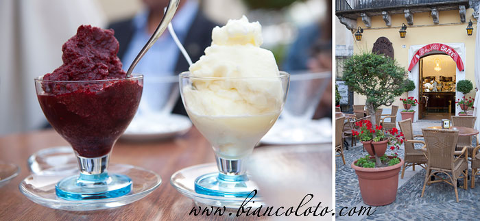 Гранита в кафе Rinaldis