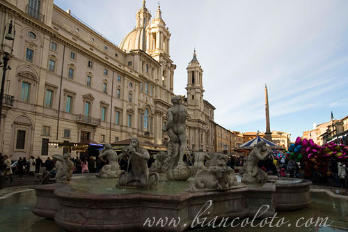 Рождественская ярмарка на площади Навона