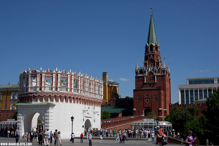 Кутафья и Троицкая башни, Кремль, Москва