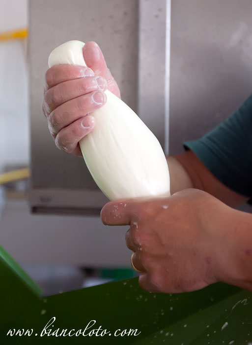 Ручное производство качокавалло из Чимины