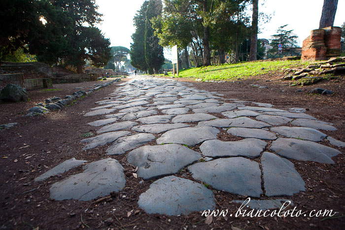 Мощенная улица. Остия Антика