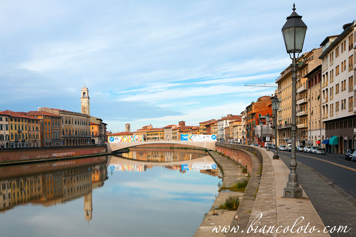 Набережная реки Арно. Пиза