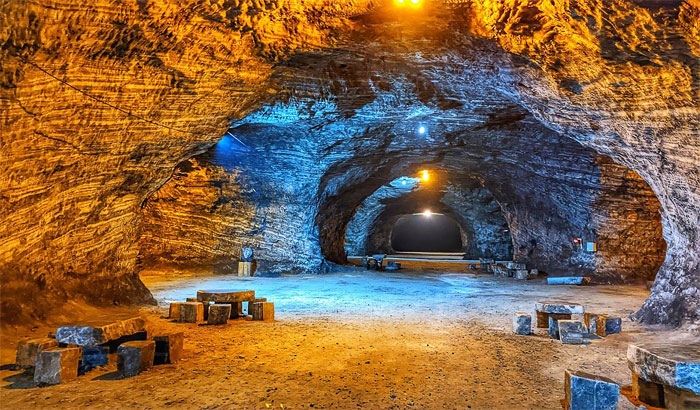 Соляная пещера в Чанкыры 