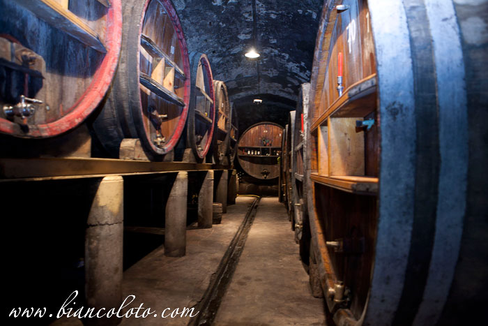 Фудры - огромные бочки для выдержки вина