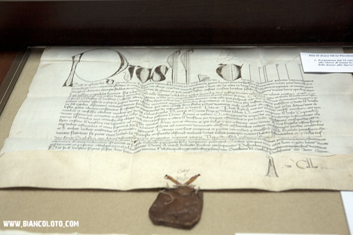 Библиотека. Святая Схоластика. Субьяко