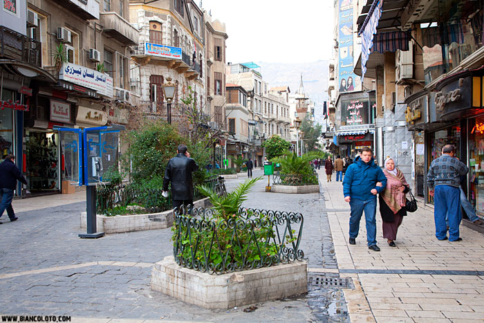 Пешеходная зона.  Дамаск. Сирия.
