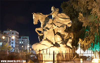 Памятник Саладину. Дамаск. Сирия.