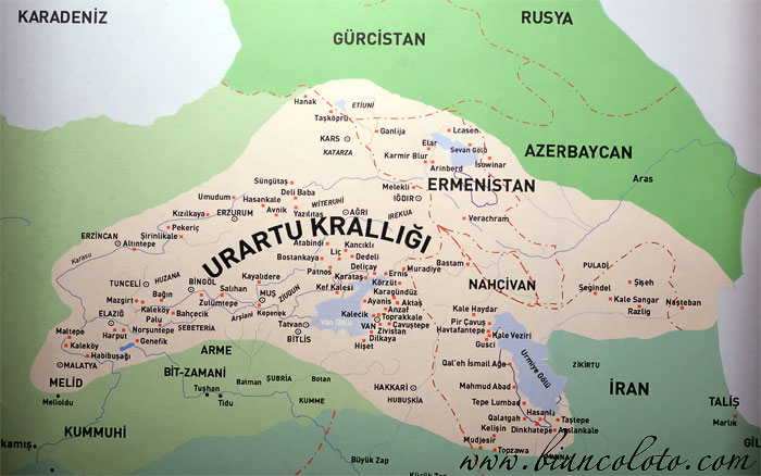 Карта Урарту