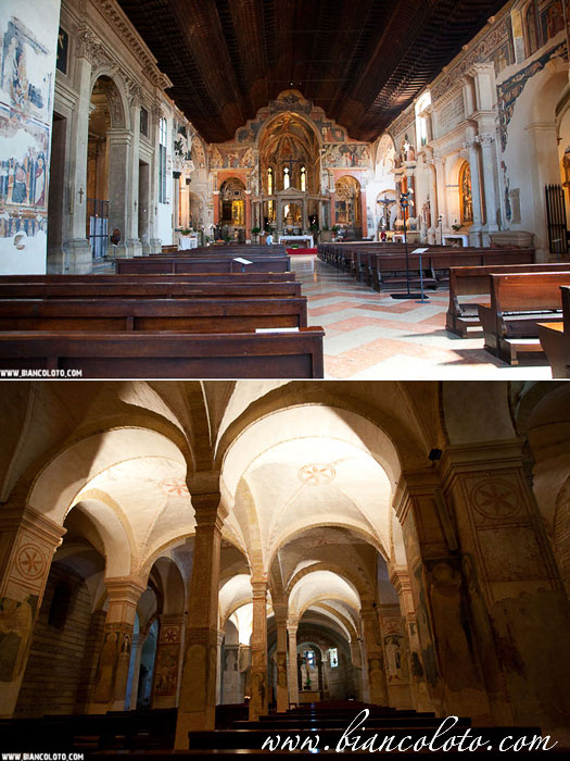 Интерьер. Церковь Сан Фермо. Верона